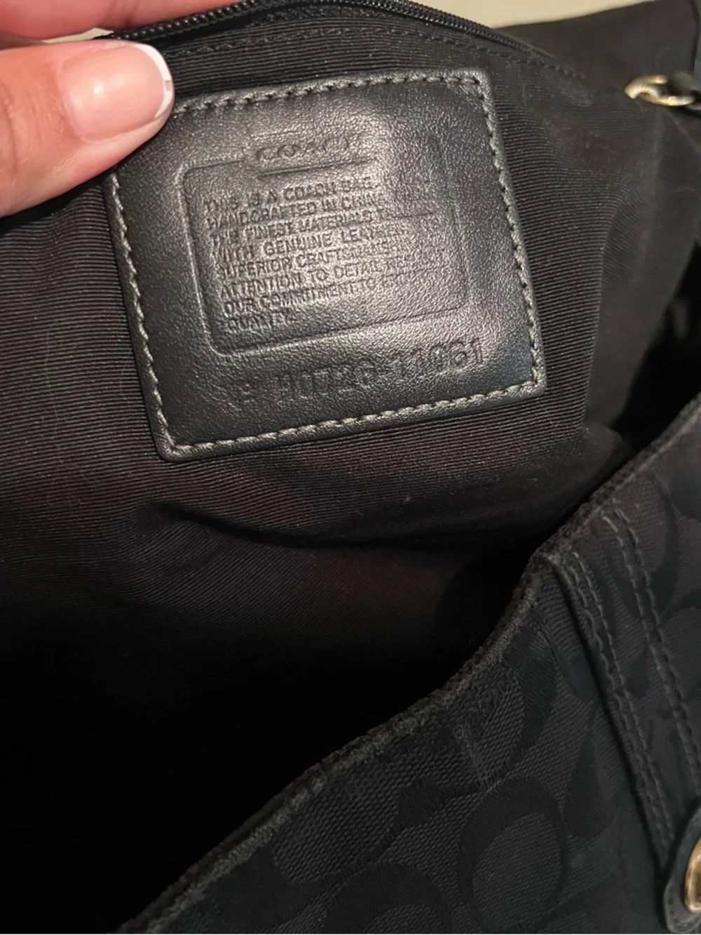 Coach Soho Signature Black Jacquard Buckle Satchel Turnlock Pocket Shoulder Bag - Picture 11 of 14